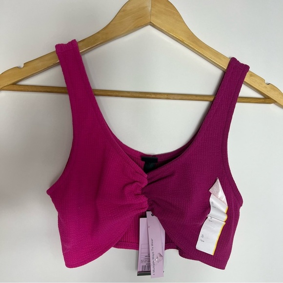 NWT Wild Fable Two Tone Tank top Pink Size Small - Picture 4 of 10